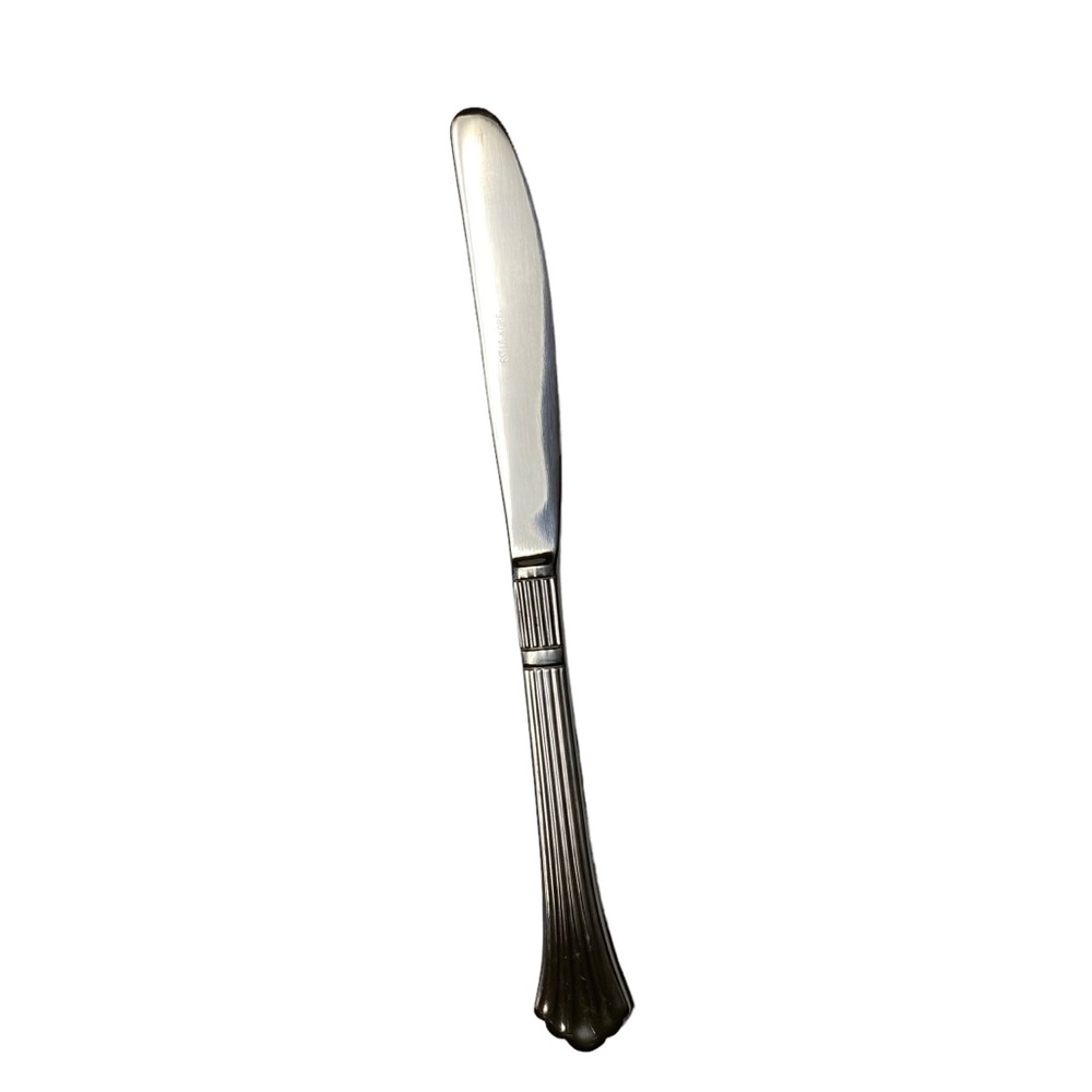 Estia Dorian stainless steel vintage flatware table knives set of 12